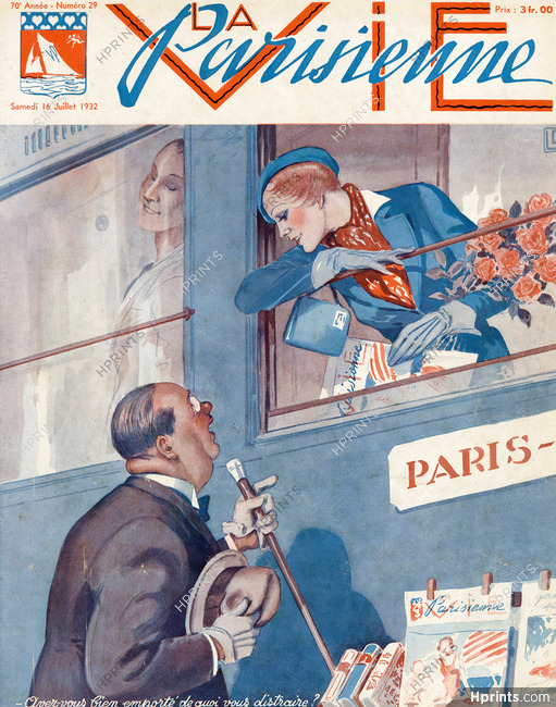 Georges Léonnec 1932 Adultery, La Vie Parisienne cover