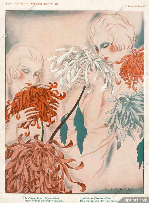Lorenzi 1930 Chrysanthèmes