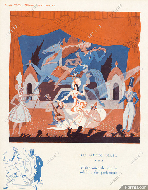 Nouail 1932 Au Music-Hall, Orientalism