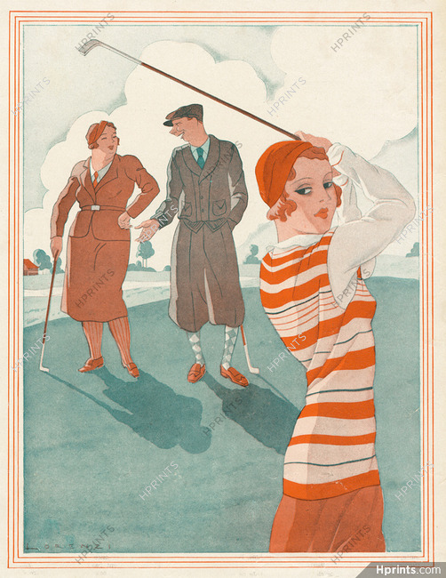 Fabius Lorenzi 1932 L'adroite golfeuse, Women In Sports