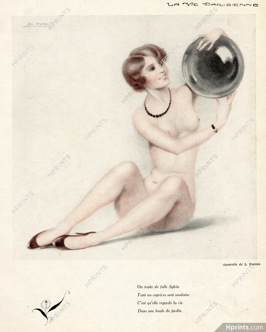 Léo Fontan 1933 Sylvie, Nude