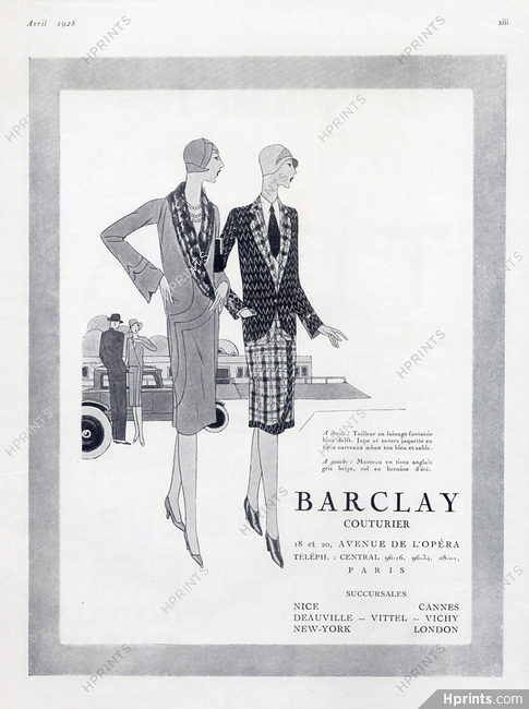 Barclay (Couture) 1928