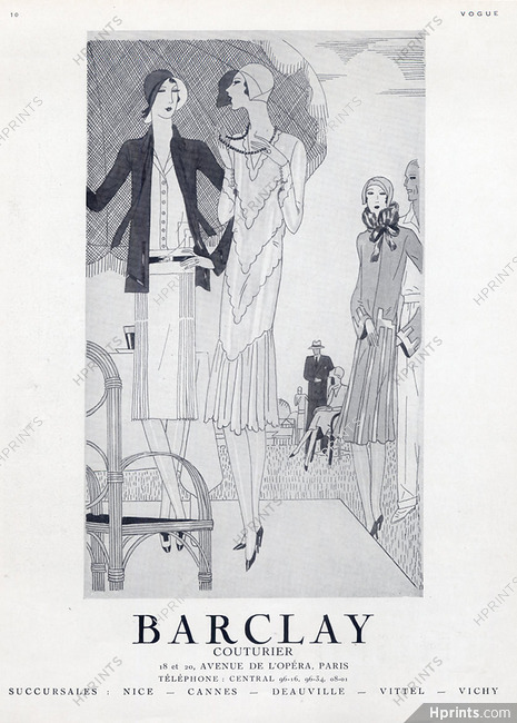 Barclay (Couture) 1929