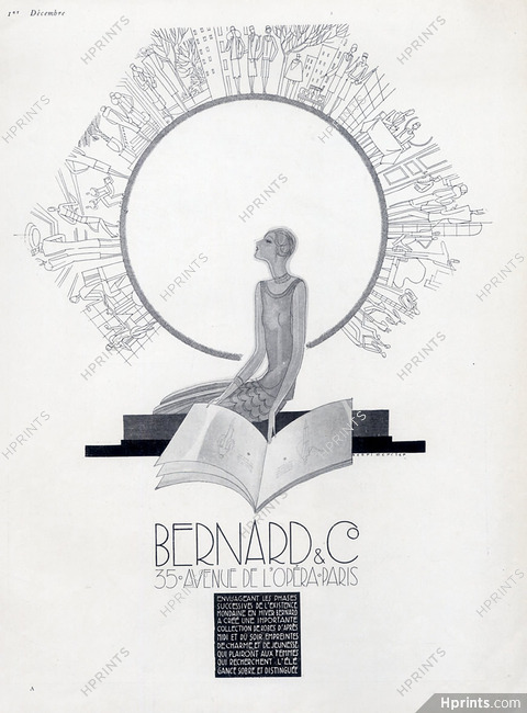 Bernard & Cie (Couture) 1926 Henri Mercier