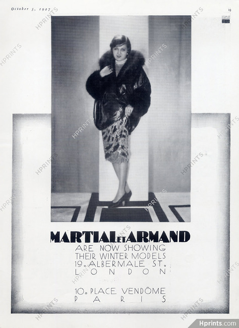 Martial et Armand (Couture) 1927