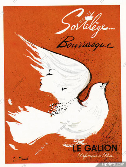 Le Galion (Perfumes) 1955 Claude Maurel