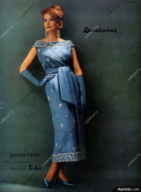 Jacques Heim 1960 Evening Gown, Ducharne