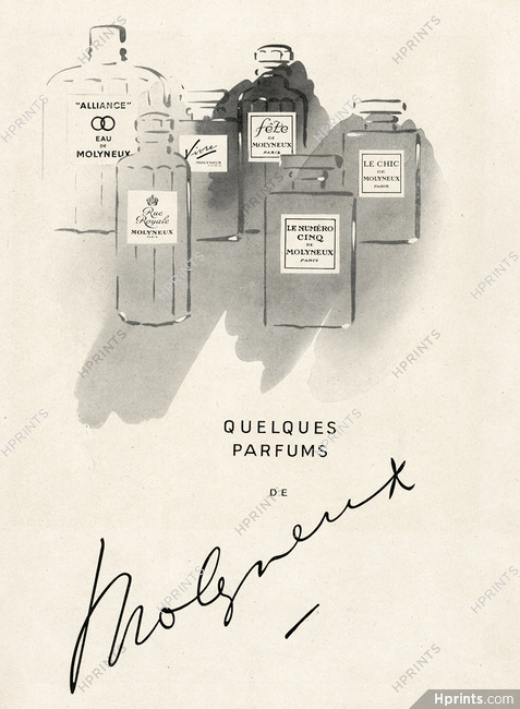Molyneux (Perfumes) 1946