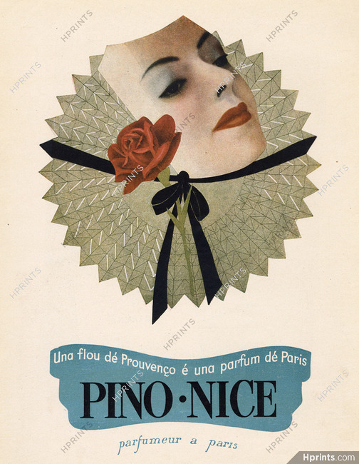 Pino-Nice (Perfumes) 1945 Rose