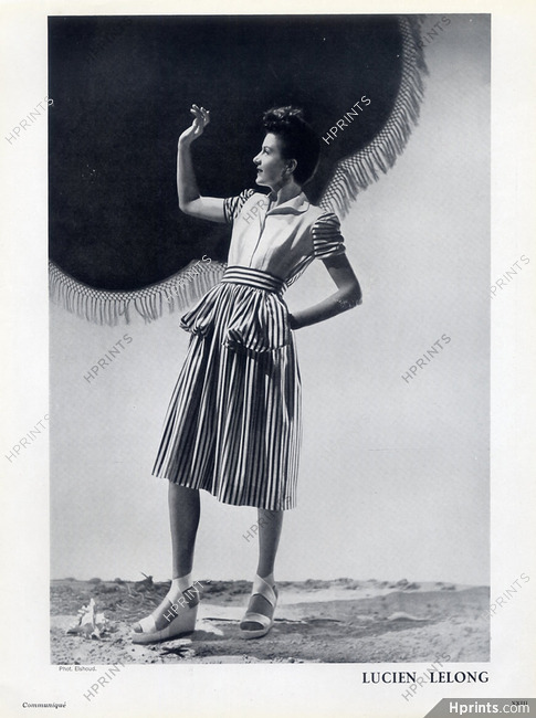 Lucien Lelong 1941 Photo Edgar Elshoud, Summer Dress