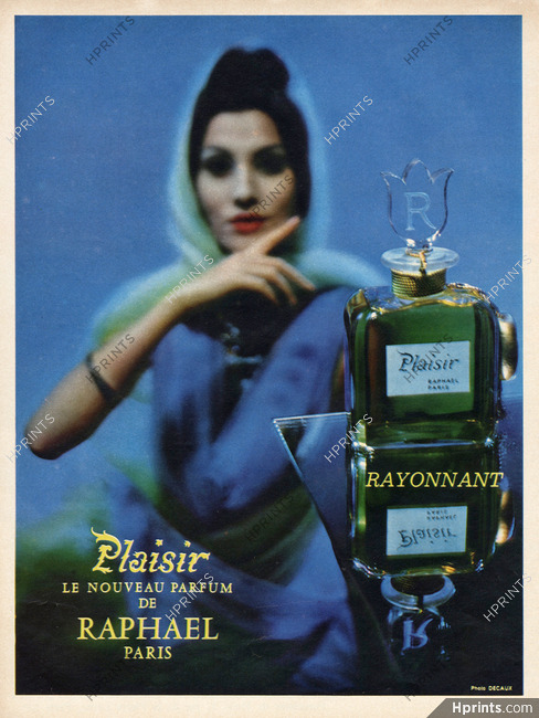 Raphaël (Perfumes) 1964 Plaisir, Photo Decaux