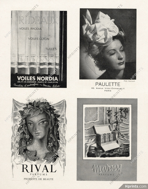 Rival (Perfumes) 1945 G. Pichard