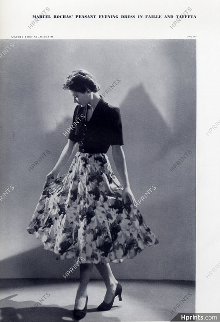 Marcel Rochas (Couture) 1937 Photo Man Ray