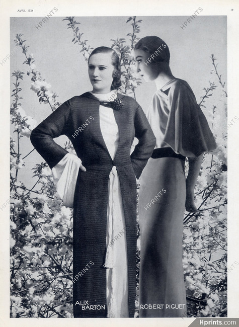 Alix Barton - Germaine Krebs & Robert Piguet 1934
