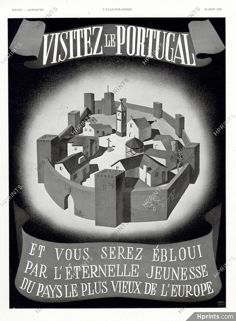 Visitez le Portugal 1939 Matto Chaves