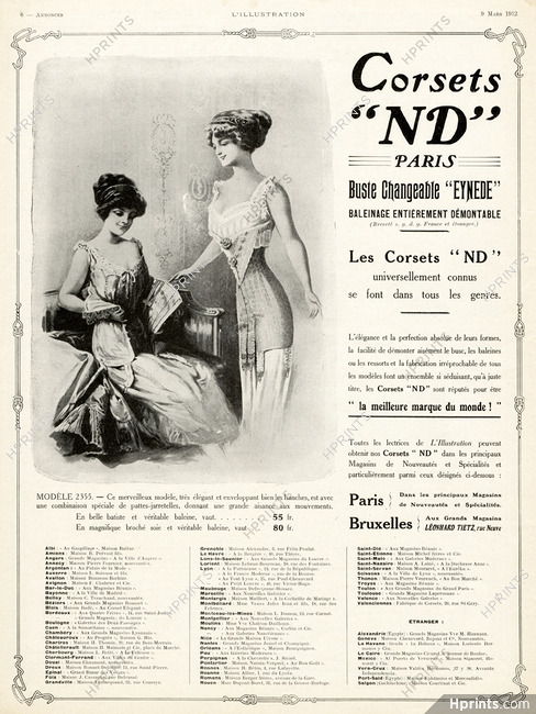 Corsets ND - Eynedé 1912