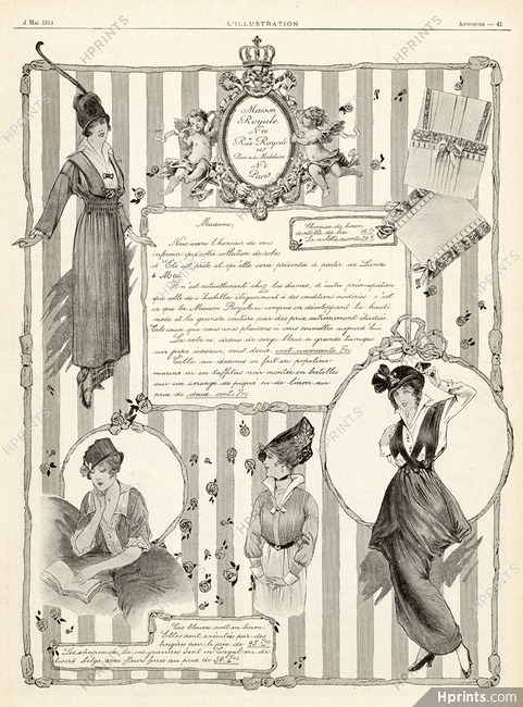 Maison Royale (Couture) 1914