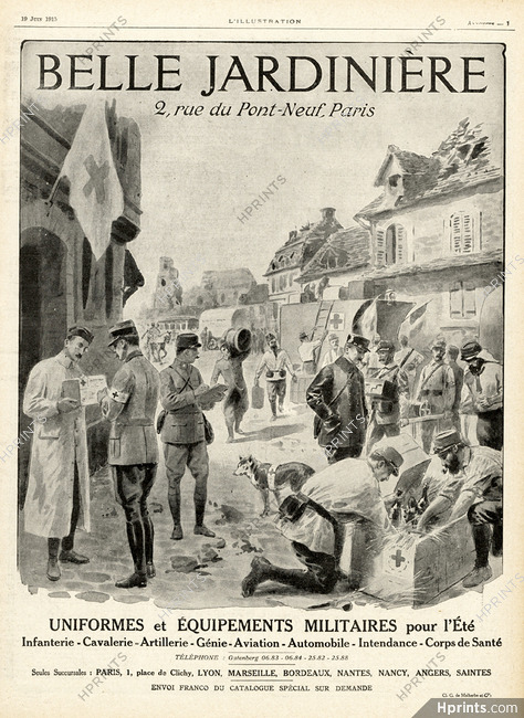 Belle Jardinière 1915 Uniformes Militaires