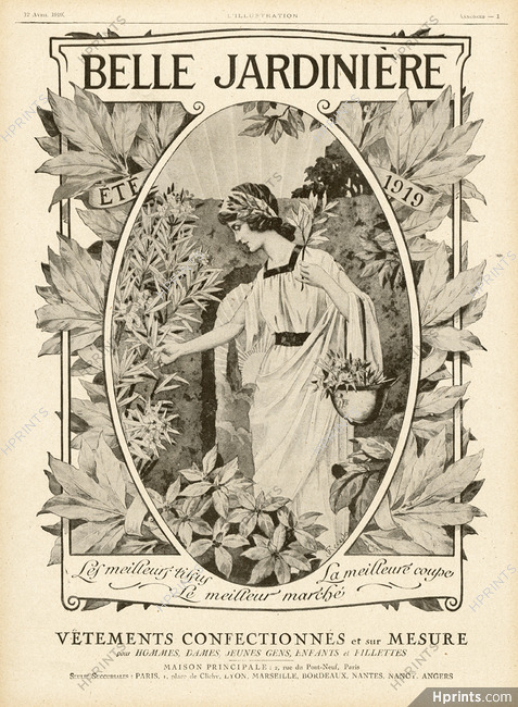 Belle Jardinière 1919