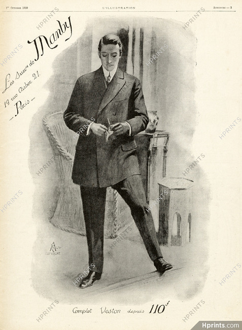 Manby (Tailor) 1910 Men's Clothing