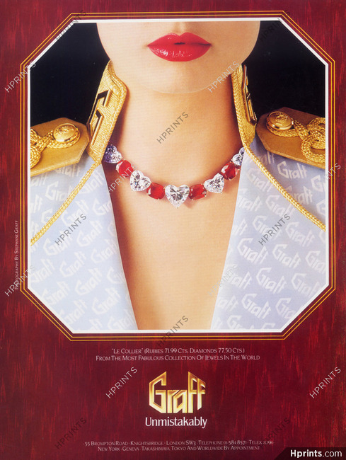Graff 1989 "Le Collier" Rubies, Diamonds, Photo Stephane Graff