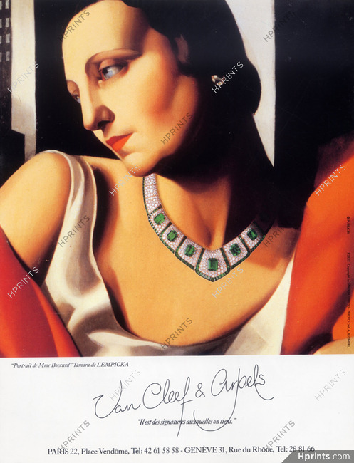 Van Cleef & Arpels (Necklace) 1989 Portrait de Mme Boucard, Tamara de Lempicka