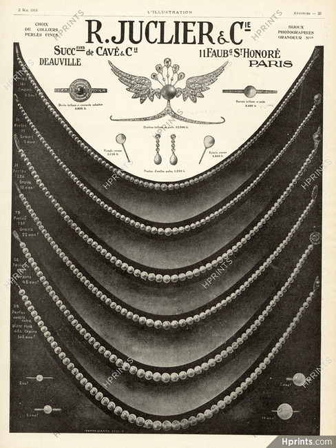 Juclier & Cie (Pearls) 1914
