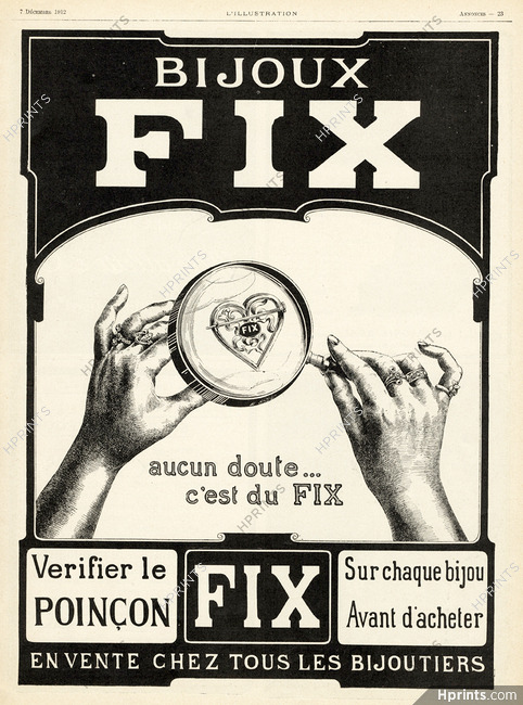 Bijoux Fix 1912