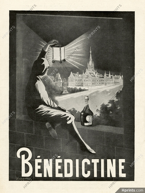 Bénédictine 1910 Cappiello, Poster Art, Original Advert