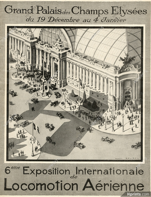 Exposition de Locomotion Aérienne 1919 Saurel, Grand Palais, Airplane