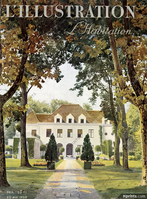 L'Illustration 1939 L'Habitation, Cover, Phot Ph de Flaugergues