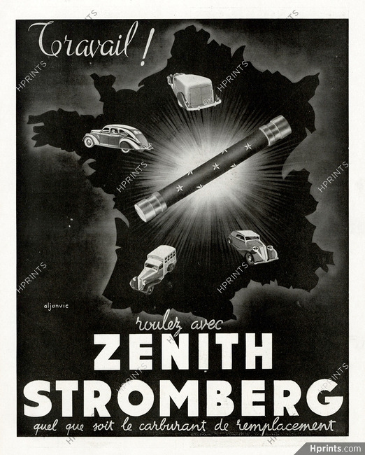 Zenith Stromberg (Carburetors) 1941 Travail