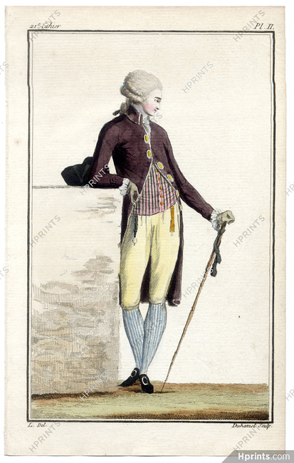 Cabinet des Modes 15 Septembre 1786, 21° cahier, planche II