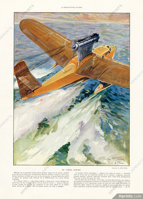 Geo Ham 1930 Hydravion Lioré et Olivier, Hydroplane