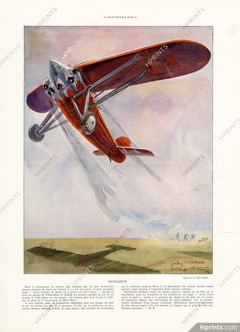 Geo Ham 1930 Jockey Morane plane