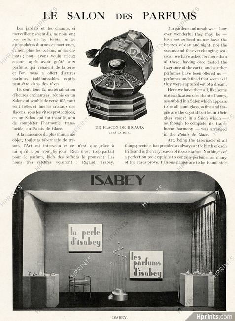 Rigaud & Isabey (Perfumes) 1927
