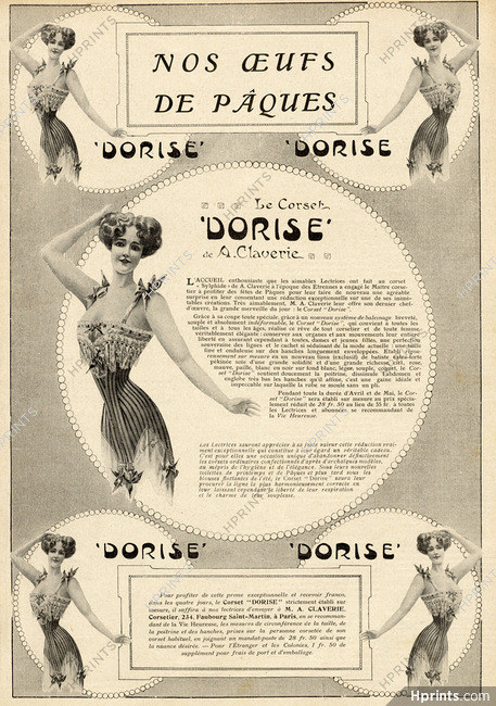 Claverie (Corsetmaker) 1908 Dorise
