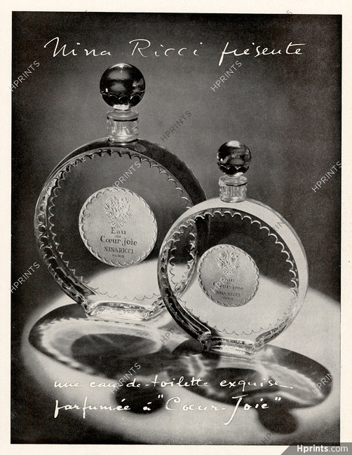Nina Ricci (Perfumes) 1947 Eau de Coeur-Joie