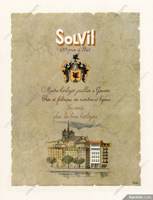 Solvil (Watches) 1948 Fillion