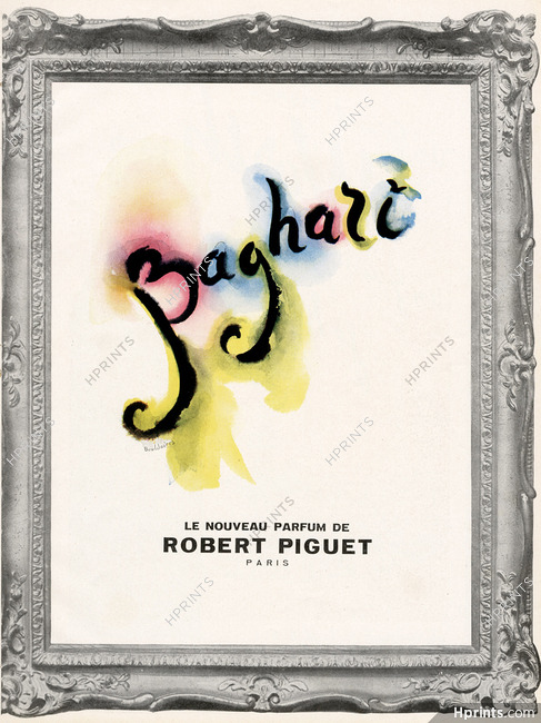 Robert Piguet (Perfumes) 1951 Baghari, Bouldoires