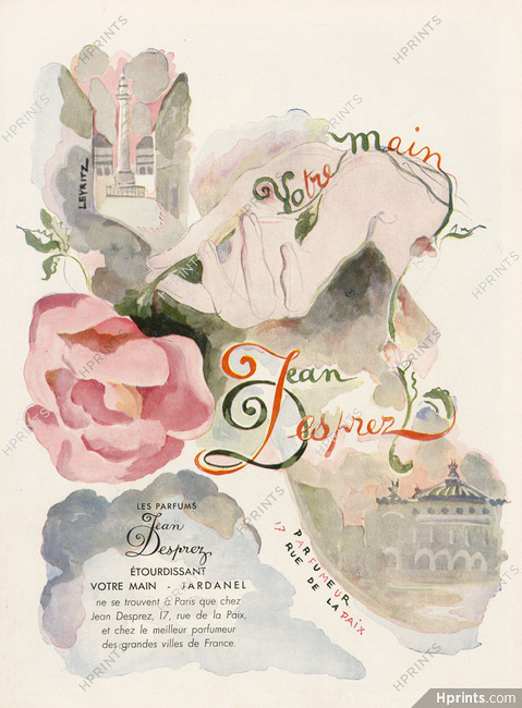 Jean Desprez (Perfumes) 1945 Votre Main, Leyritz