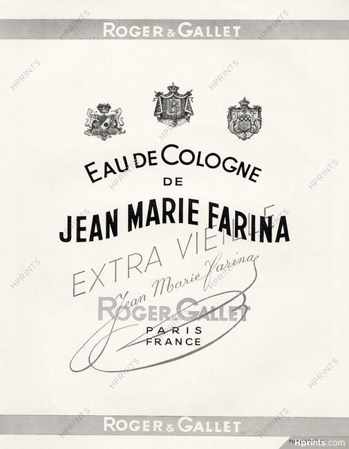 Roger & Gallet 1953 Jean-Marie Farina