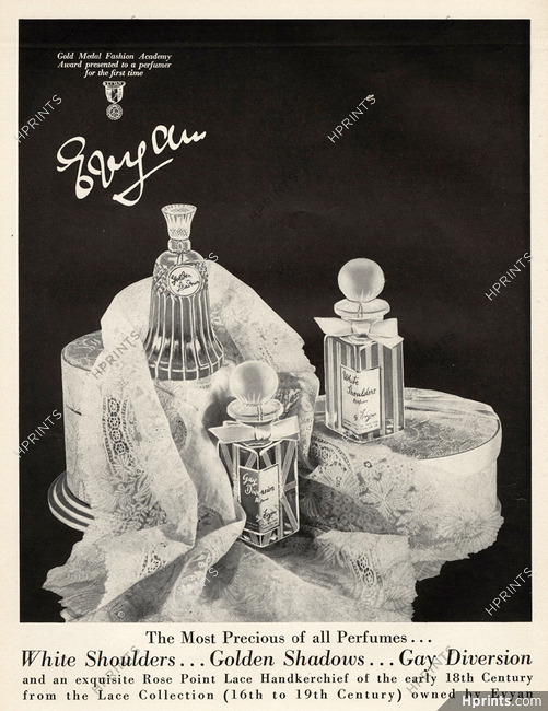 Evyan (Perfumes) 1951 Lace