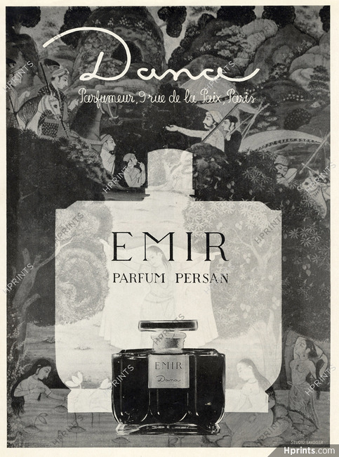 Dana (Perfumes) 1941 Emir, Parfum Persan