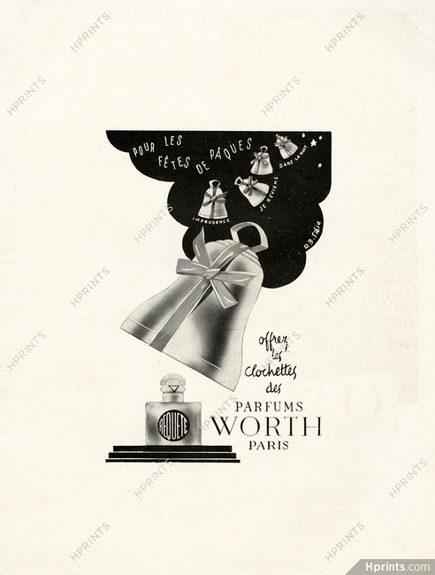 Worth (Perfumes) 1948 Pâques, R. B. Sibia
