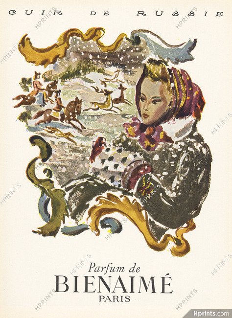Bienaimé (Perfumes) 1947 Cuir de Russie