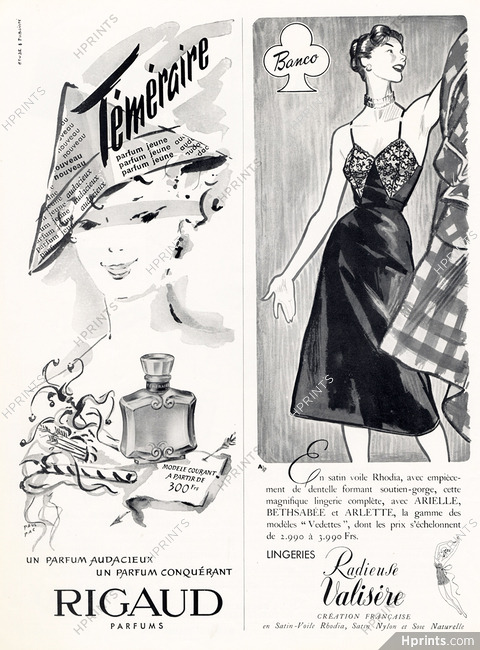 Rigaud (Perfumes) 1951 Téméraire, Paul Pac