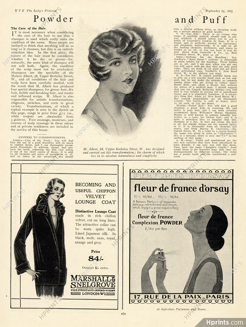 D'Orsay (Perfumes) 1924 Fleur De France, André Edouard Marty
