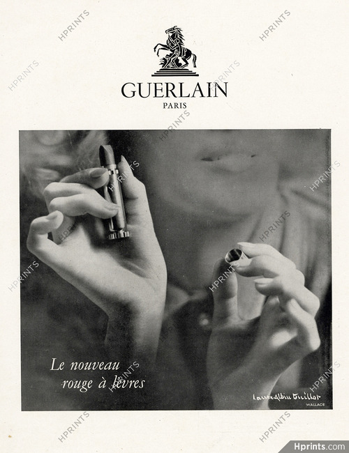 Guerlain (Cosmetics) 1948 Lipstick, Photo Laure Albin Guillot