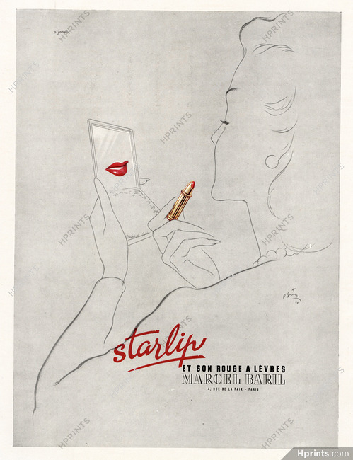 Marcel Baril (Lipstick) Starlip 1944 Pierre Simon